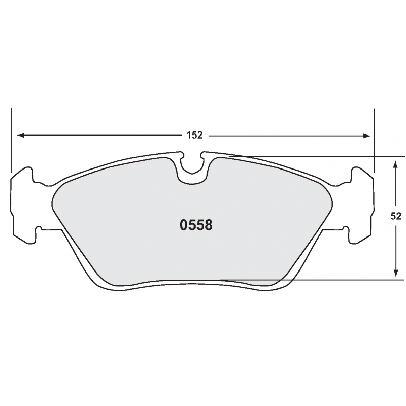 Endurance compound with less wear. Race brake pads - BMW 1 + 3 Series
Z3 / Z4
front pads